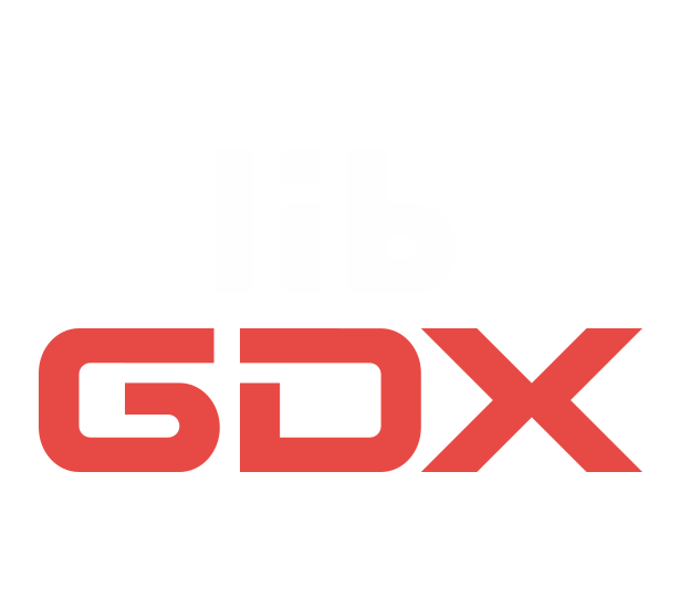 libGDX Stacked Logo Dark
